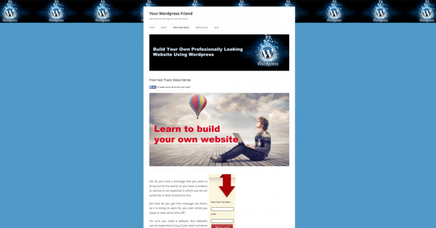 A Lot Of Likes For Our Free Fast Track Video Training Series On How To Build A WordPress Website