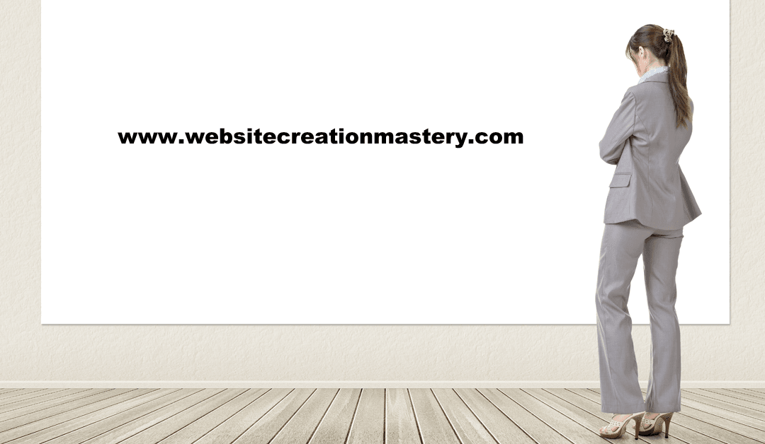 Welcome To Website Creation Mastery
