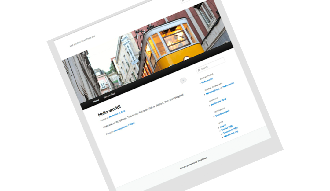 First Thing To Do Once You Have Installed Your WordPress Platform Onto Your Domain